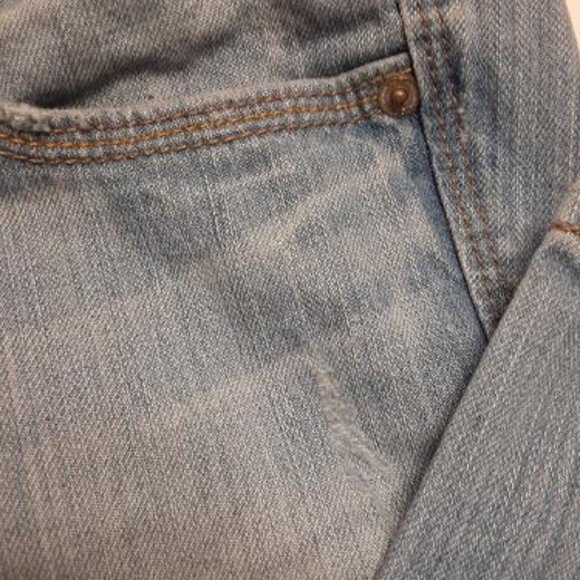 Loft Light Indigo Wash Modern Slim Jeans Size 4P - Picture 6 of 13